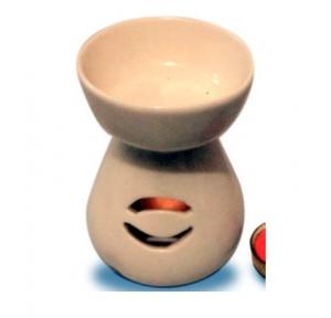 Pure Source 6 Inch Ceramic Burning Lamp From Tealight Candle, PSI-A-3 Leg
